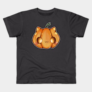 Pumpkin meow Kids T-Shirt